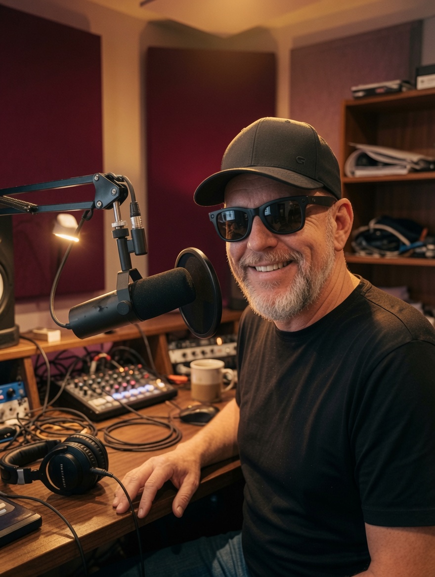 Tech Sales 110 podcast — in the studio